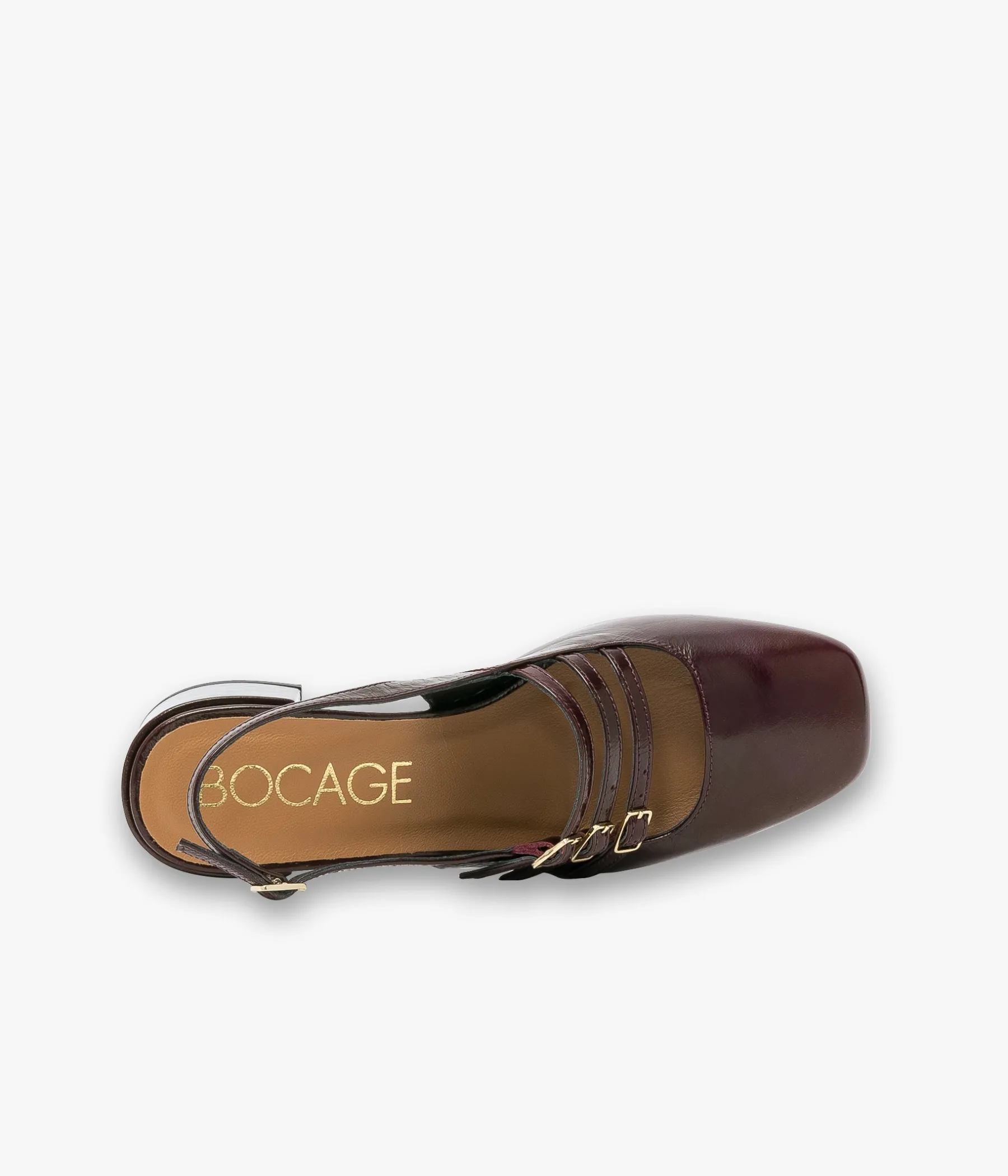 Femme Bocage Slingbacks|Escarpins>BABIES DEMI ACAJOU