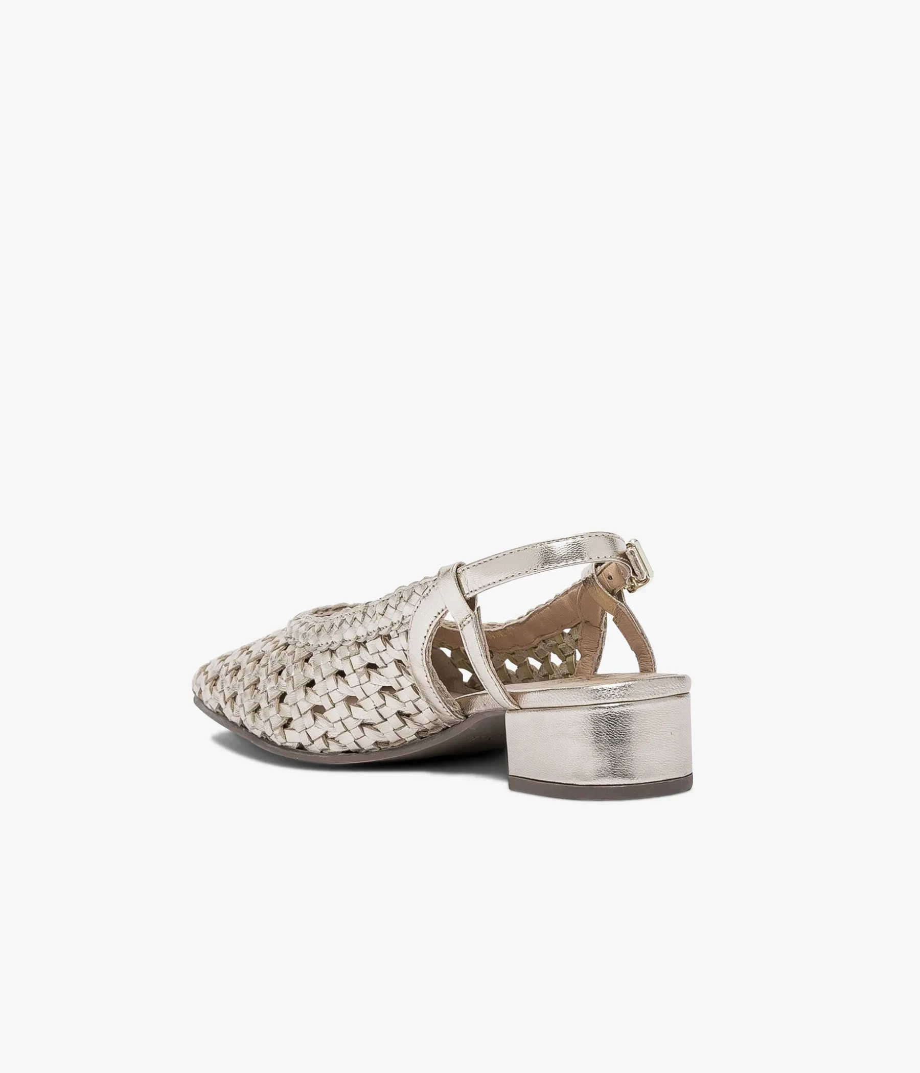 Femme Bocage Slingbacks|Ballerines>BALLERINE SALINA PLATINE