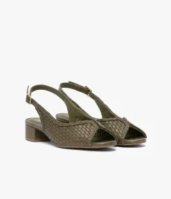 Femme Bocage Slingbacks|Ballerines>BALLERINE SERAFINE KAKI