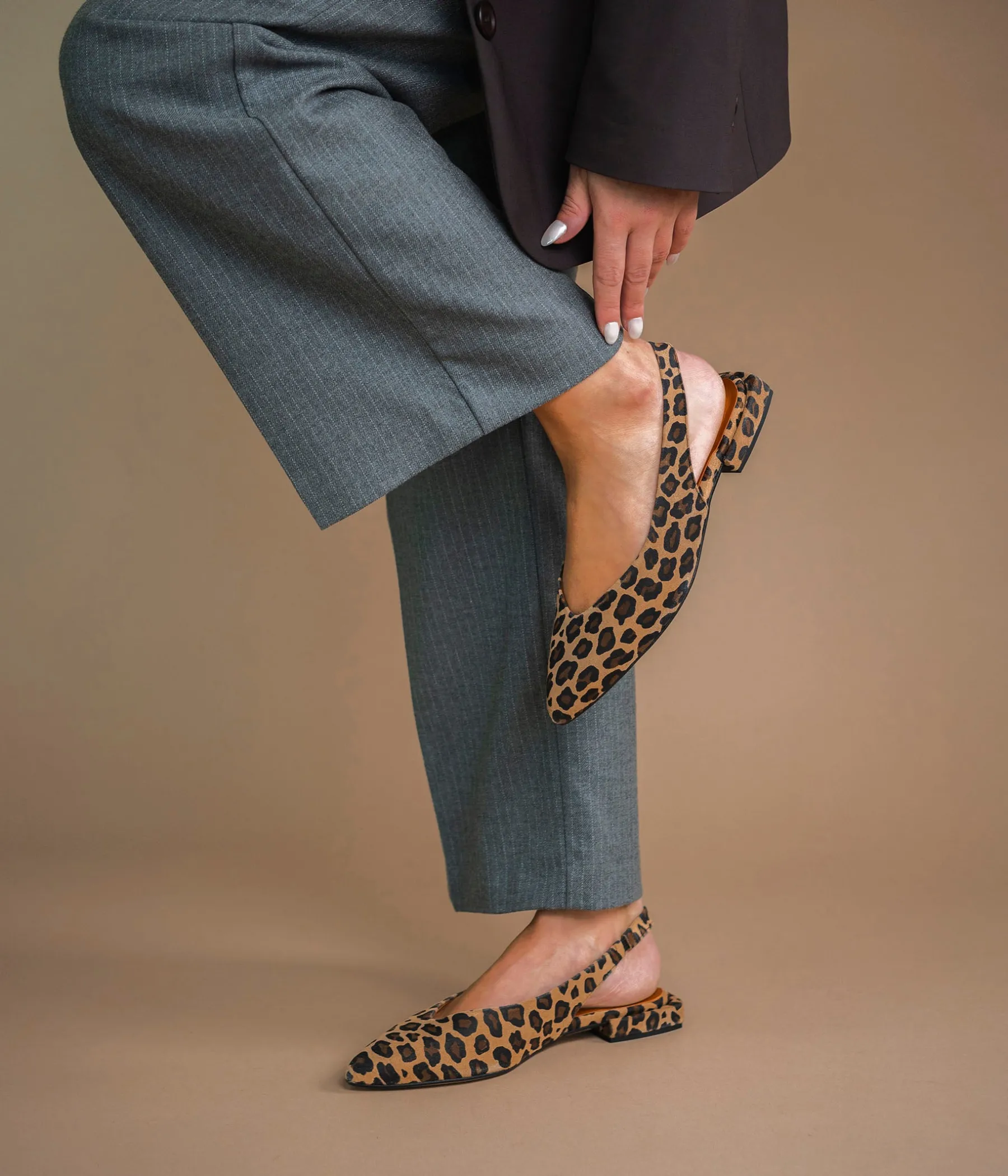 Femme Bocage Slingbacks|Ballerines>BALLERINE SWING LEOPARD