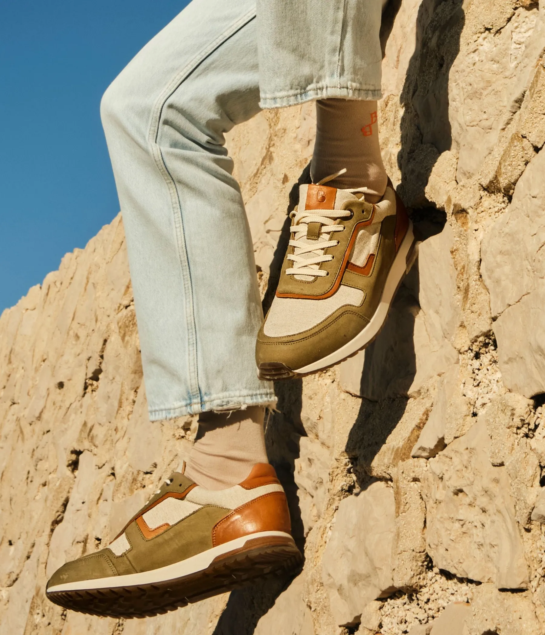 Homme Bocage Baskets>BASKET HERMAN KAKI