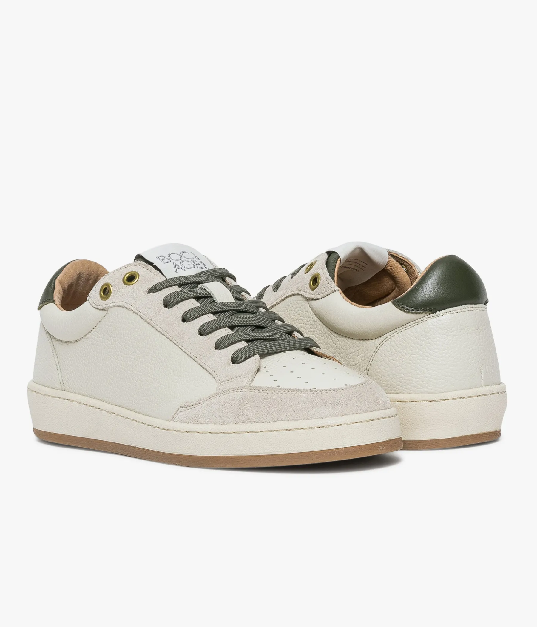 Homme Bocage Baskets>BASKET KASPER BLANC CASSE