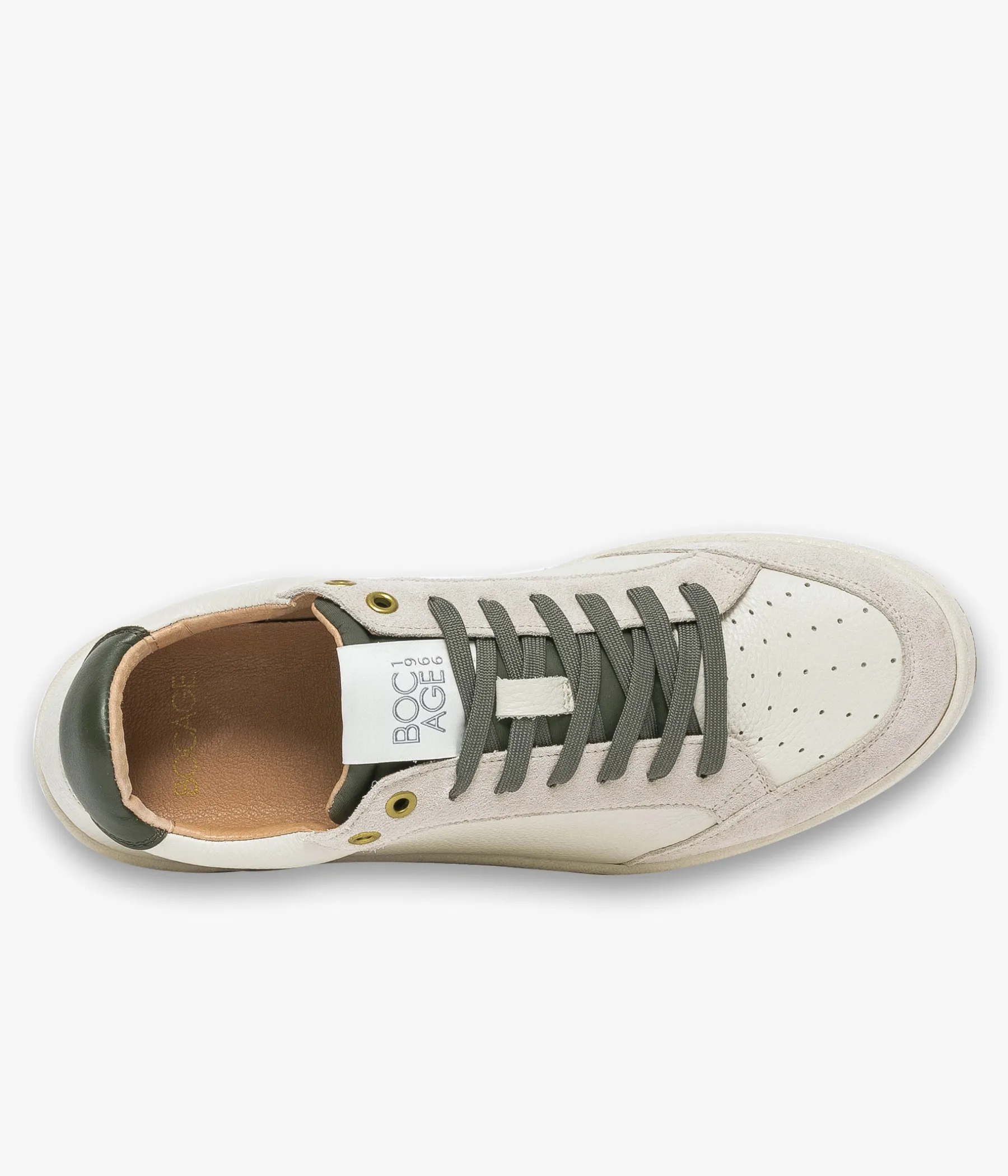 Homme Bocage Baskets>BASKET KASPER BLANC CASSE