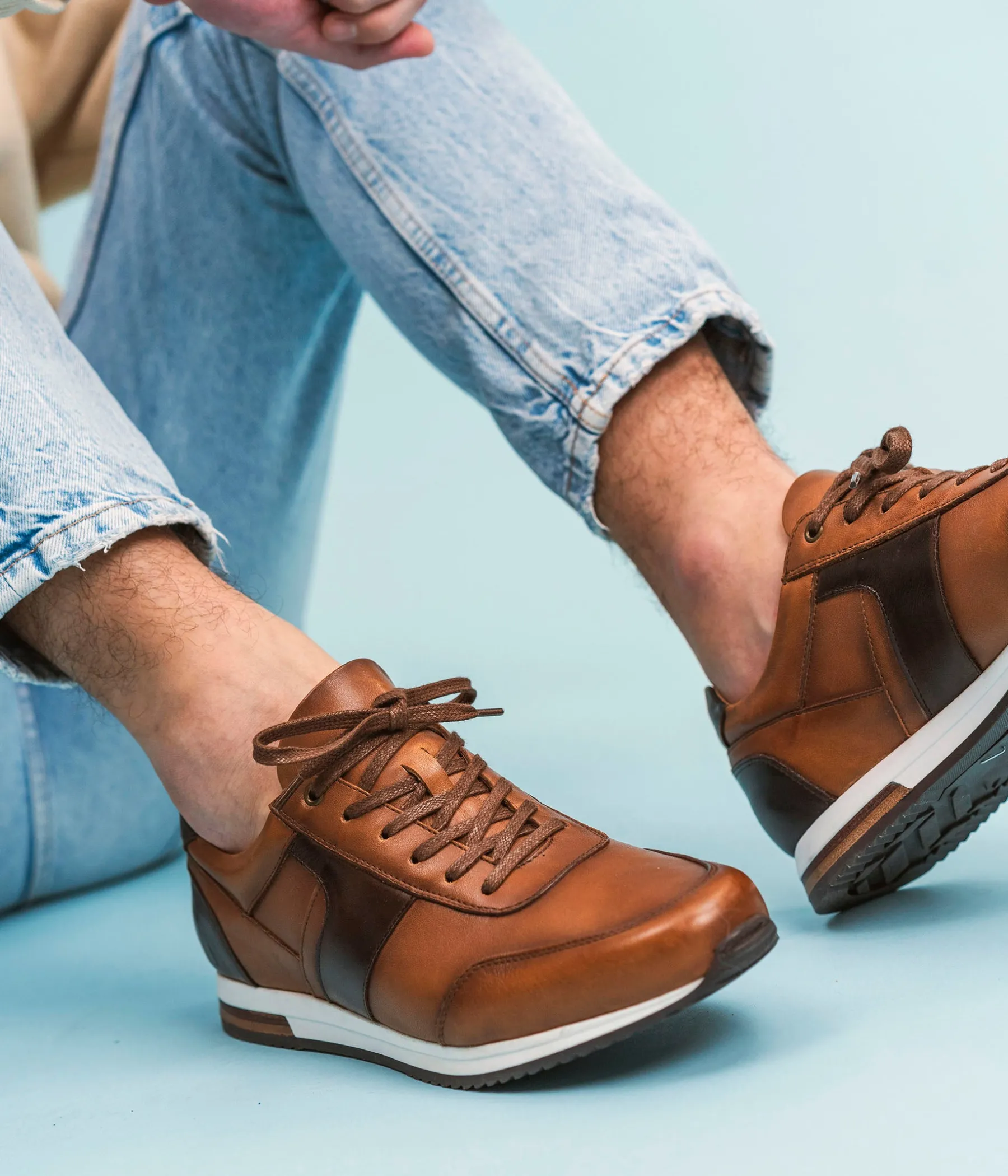 Homme Bocage Baskets>BASKET LETA COGNAC