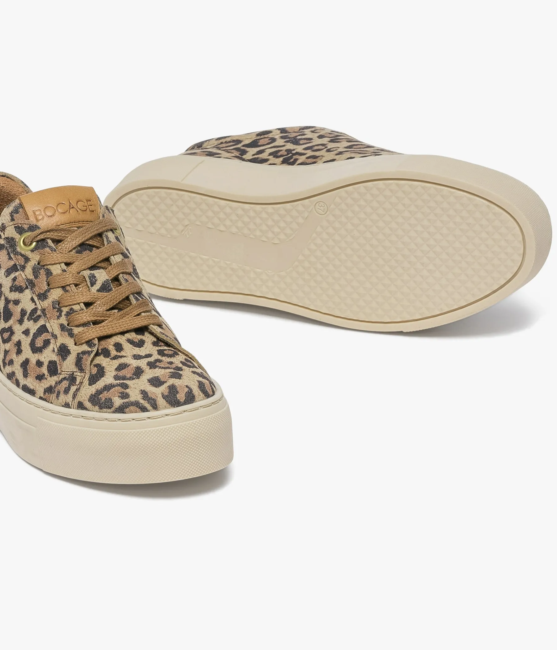 Femme Bocage Baskets>BASKET LIZON LEOPARD