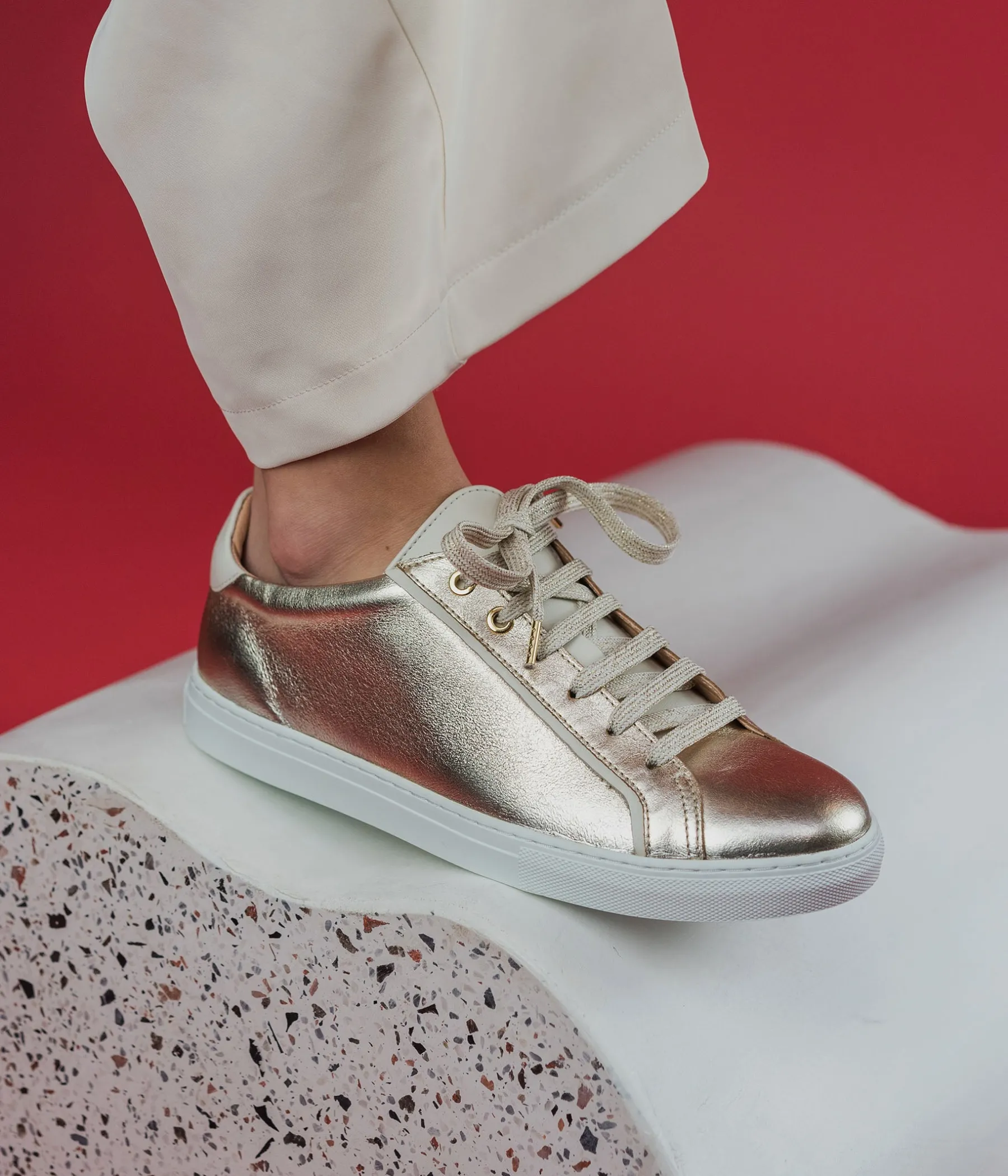 Femme Bocage Baskets>BASKET LOUNA PLATINE