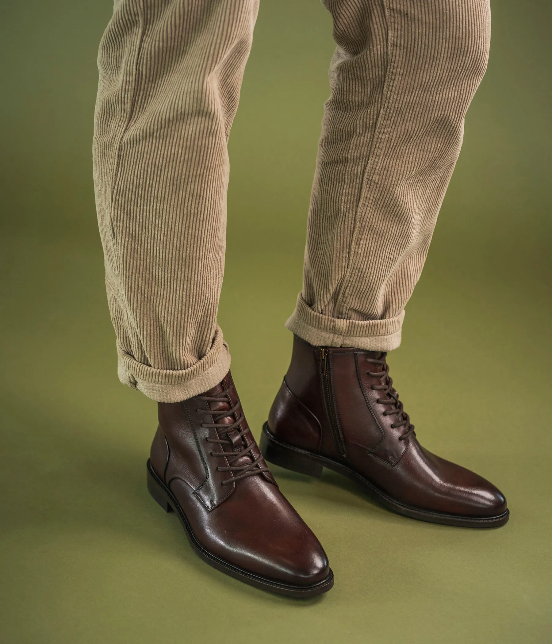 Homme Bocage Boots>BOOTS ACHILLE COGNAC