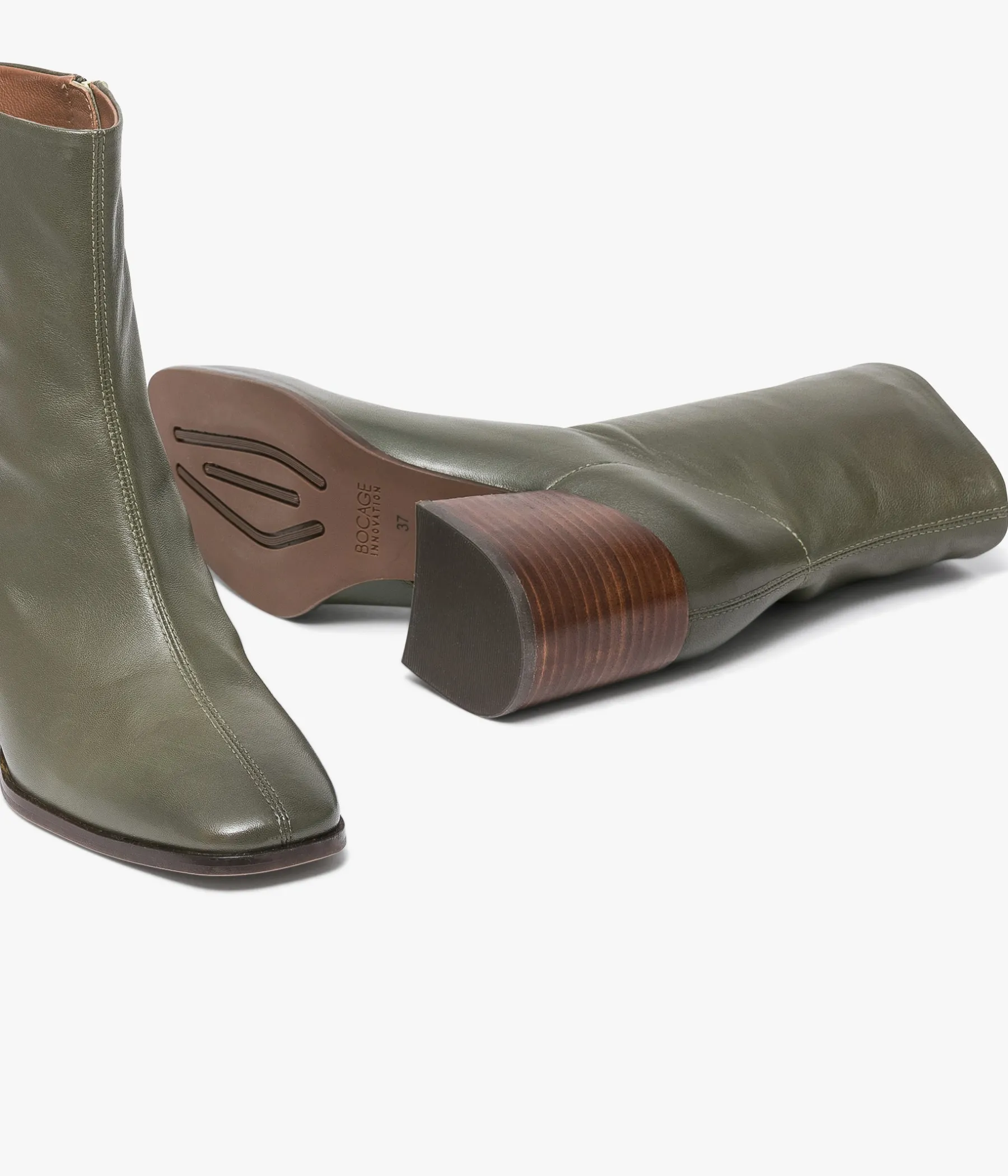 Femme Bocage Boots & Bottines>BOOTS ELMA KAKI