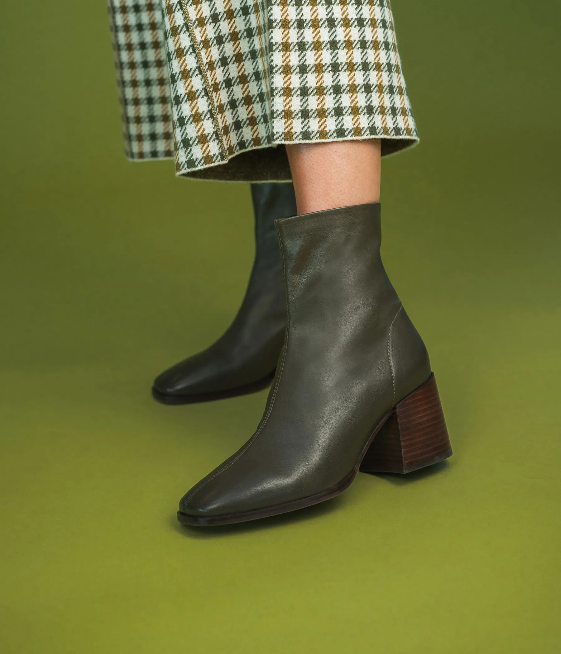 Femme Bocage Boots & Bottines>BOOTS ELMA KAKI