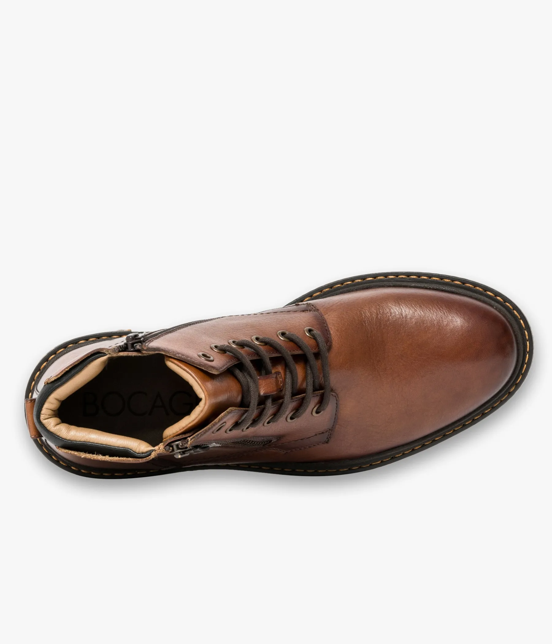 Homme Bocage Boots>BOOTS HAROLD COGNAC
