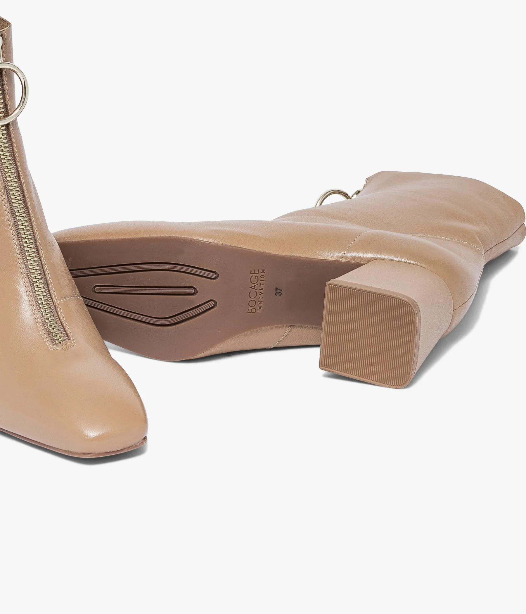 Femme Bocage Boots & Bottines>BOOTS MARIBEL CAPPUCCINO
