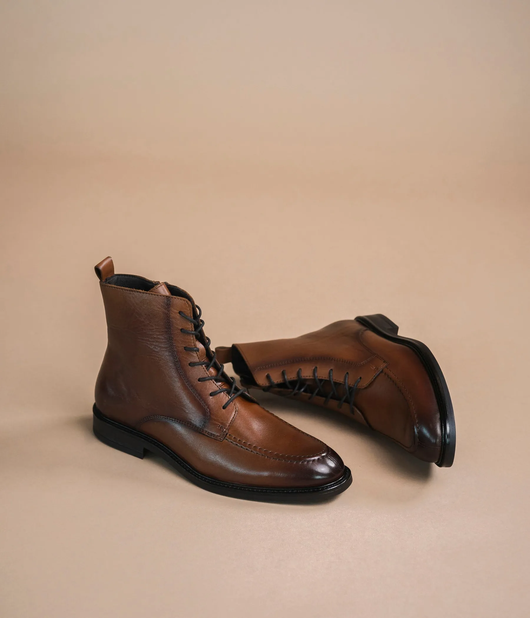 Homme Bocage Boots>BOOTS MATIS COGNAC
