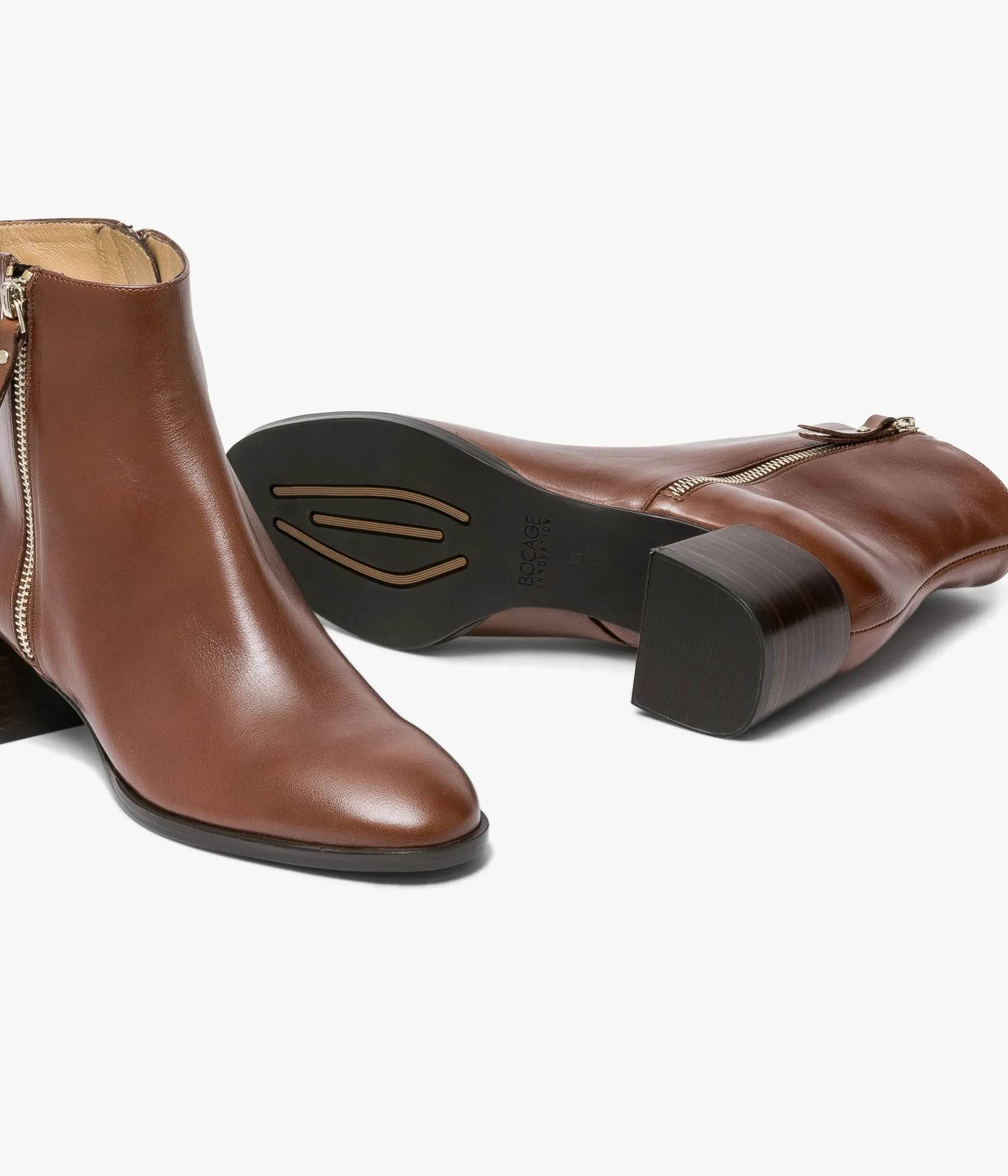 Femme Bocage Boots & Bottines>BOOTS MIGUANA COGNAC