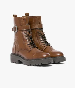 Femme Bocage Boots & Bottines>BOOTS SAMMIE COGNAC