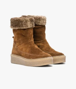 Femme Bocage Boots & Bottines>BOOTS SORIANE COGNAC