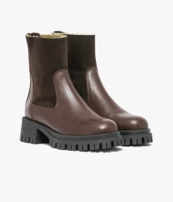 Femme Bocage Boots & Bottines>BOOTS STOCKHOLM CHOCOLAT