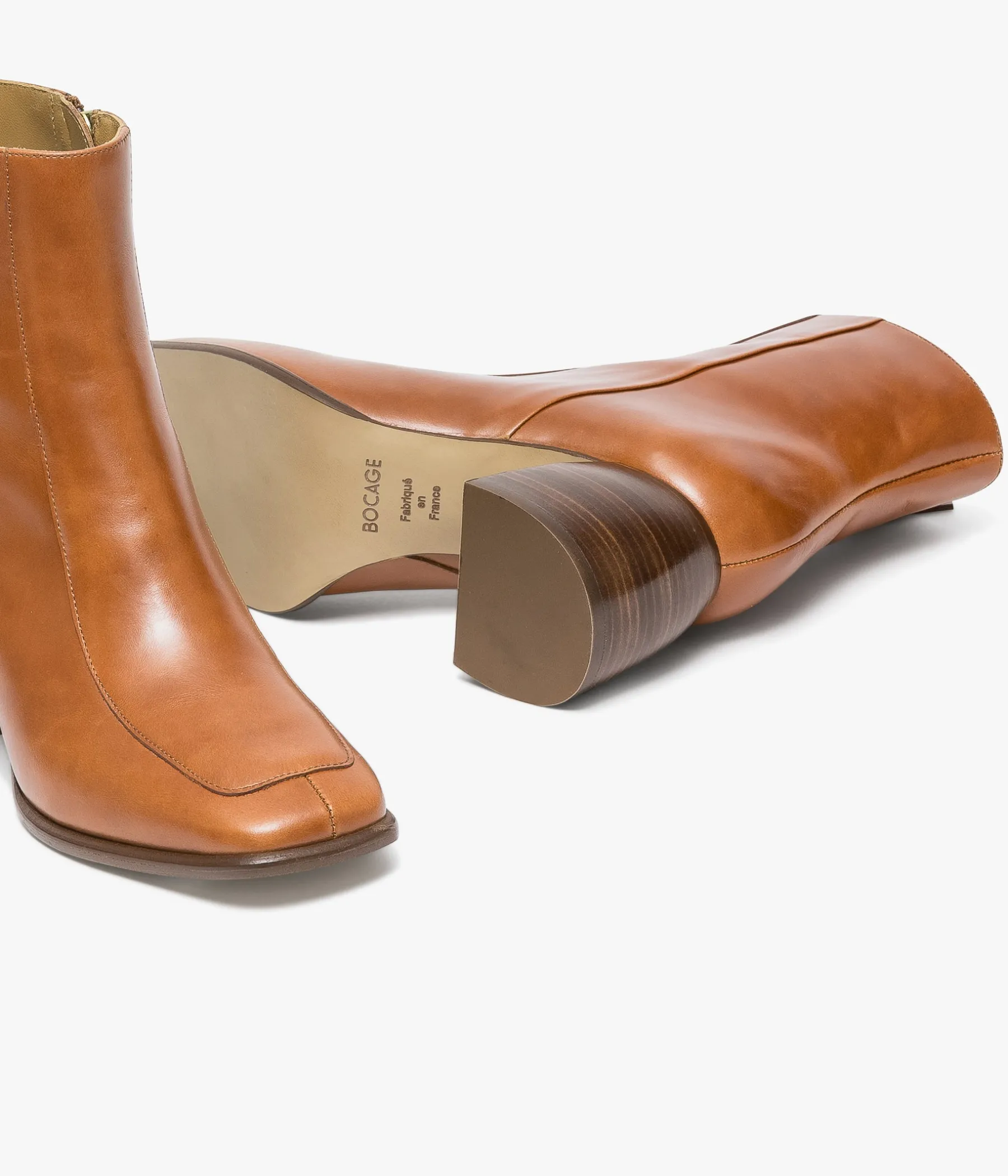 Femme Bocage Boots & Bottines>BOOTS TEA COGNAC
