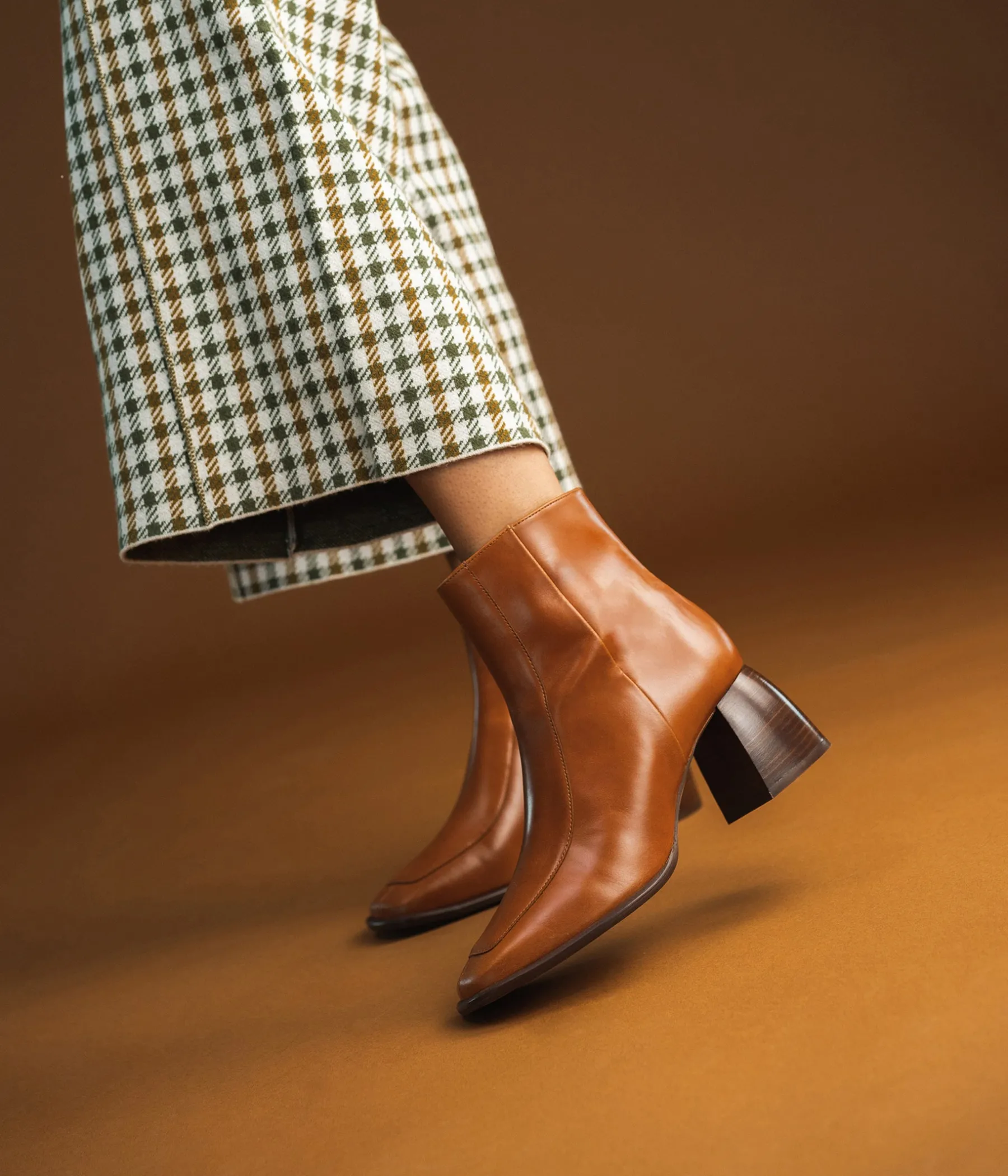 Femme Bocage Boots & Bottines>BOOTS TEA COGNAC