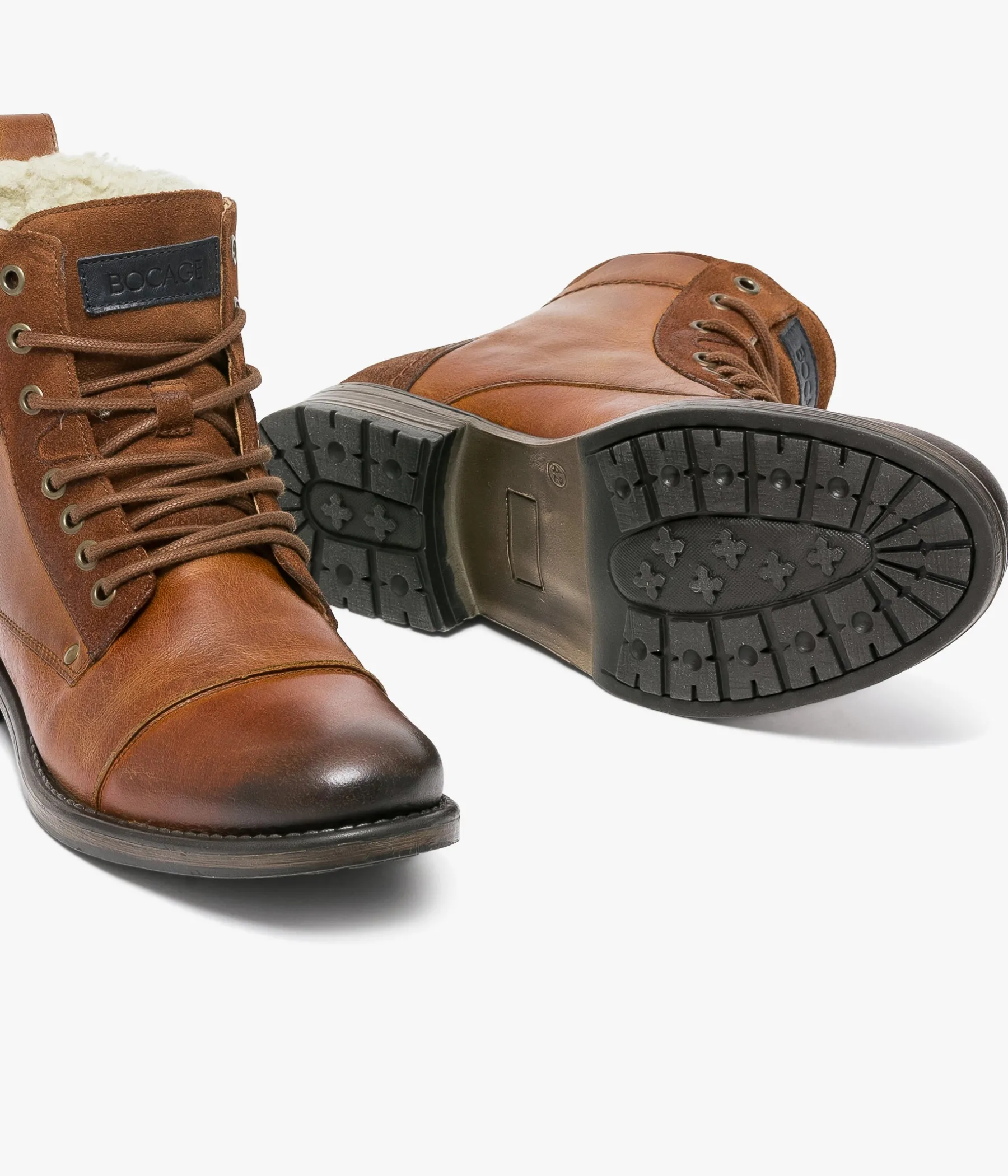 Homme Bocage Boots>BOOTS THOMASSE COGNAC
