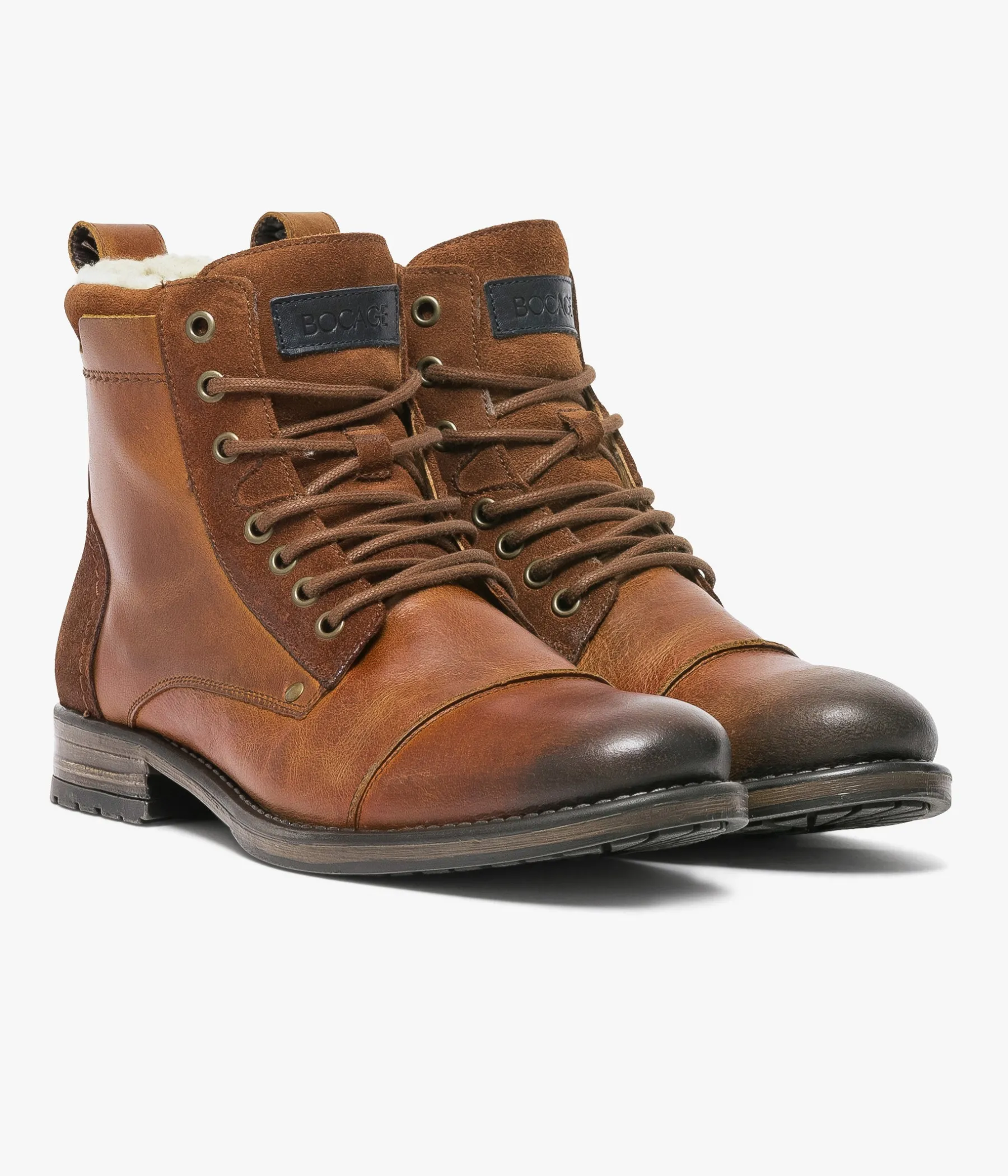Homme Bocage Boots>BOOTS THOMASSE COGNAC