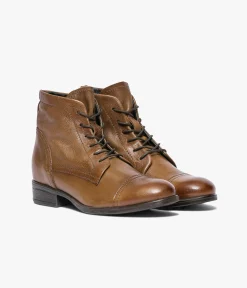 Femme Bocage Boots & Bottines>BOOTS TIAGO COGNAC