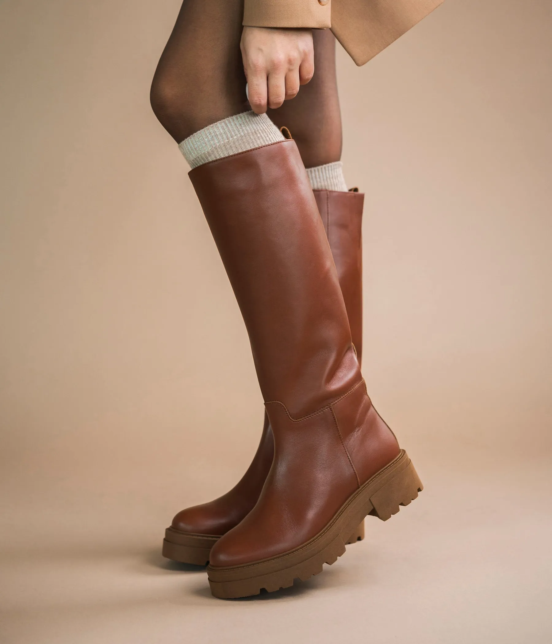 Femme Bocage Bottes>BOTTE OSVALDO COGNAC