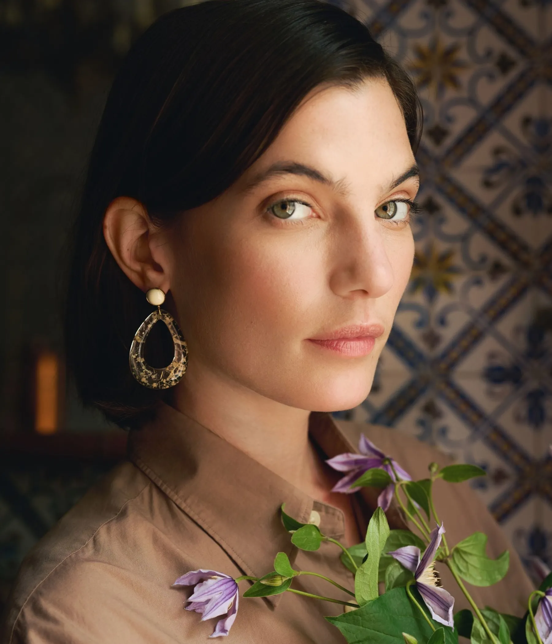 Femme Bocage Bijoux>BOUCLES D'OREILLES ABASSIA TRANSLUCIDE