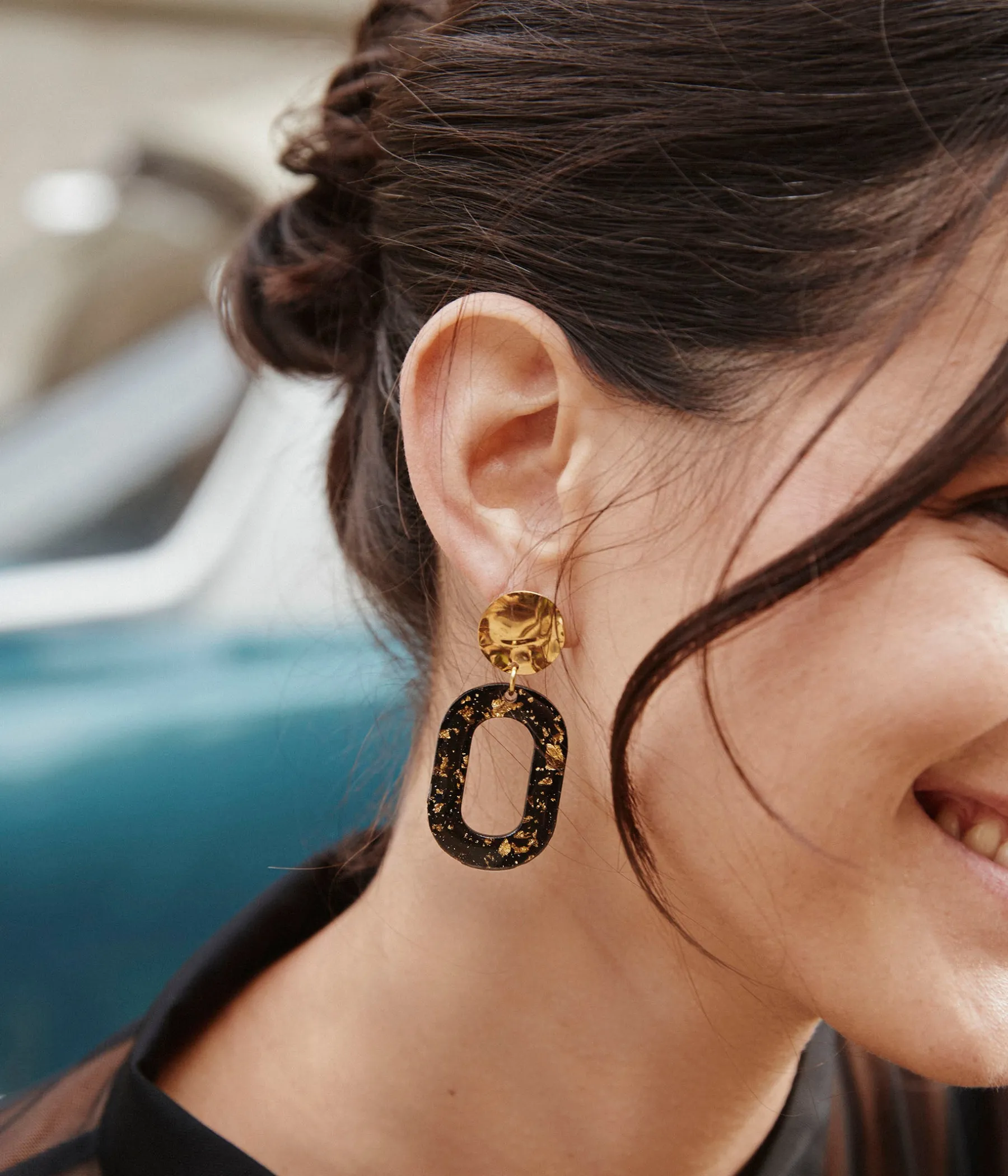 Femme Bocage Bijoux>BOUCLES D'OREILLES BLEUETTES