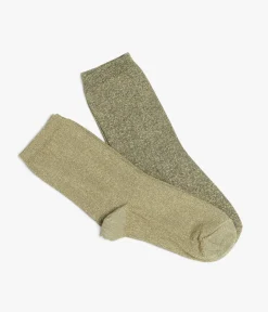 Femme Bocage Chaussettes>CHAUSSETTES NACRE KAKI