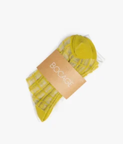 Femme Bocage Chaussettes>CHAUSSETTES NIRINA VERT ET