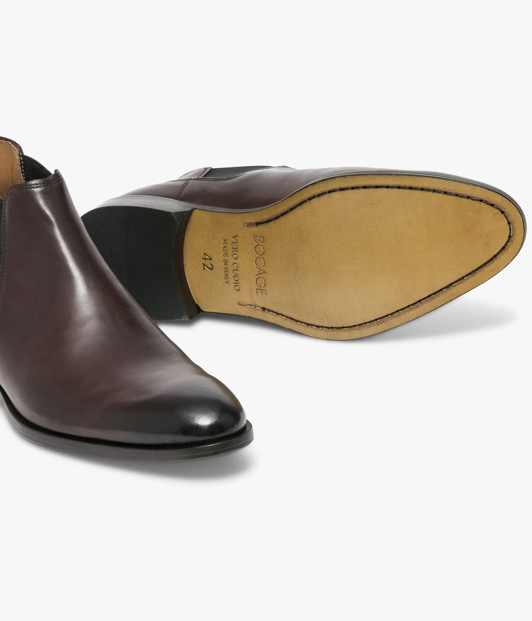 Homme Bocage Chelsea Boots|Boots>CHELSEA BOOTS DORIAN LIE DE VIN