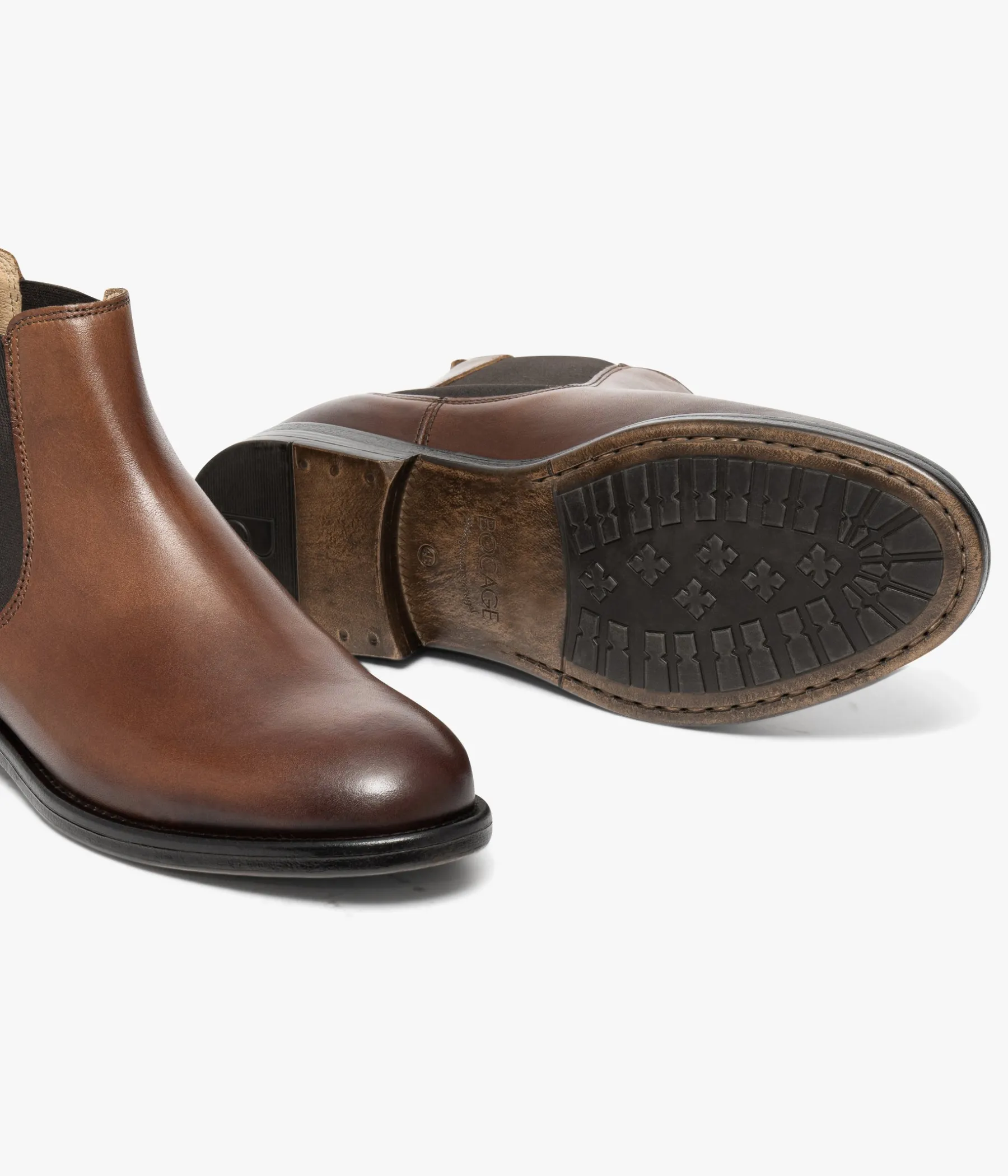 Homme Bocage Chelsea Boots|Boots>CHELSEA BOOTS ORION COGNAC