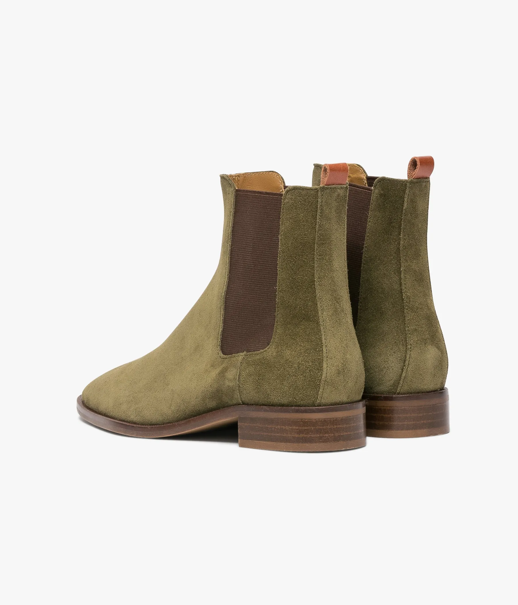 Femme Bocage Boots & Bottines>CHELSEA BOOTS SANTIA KAKI