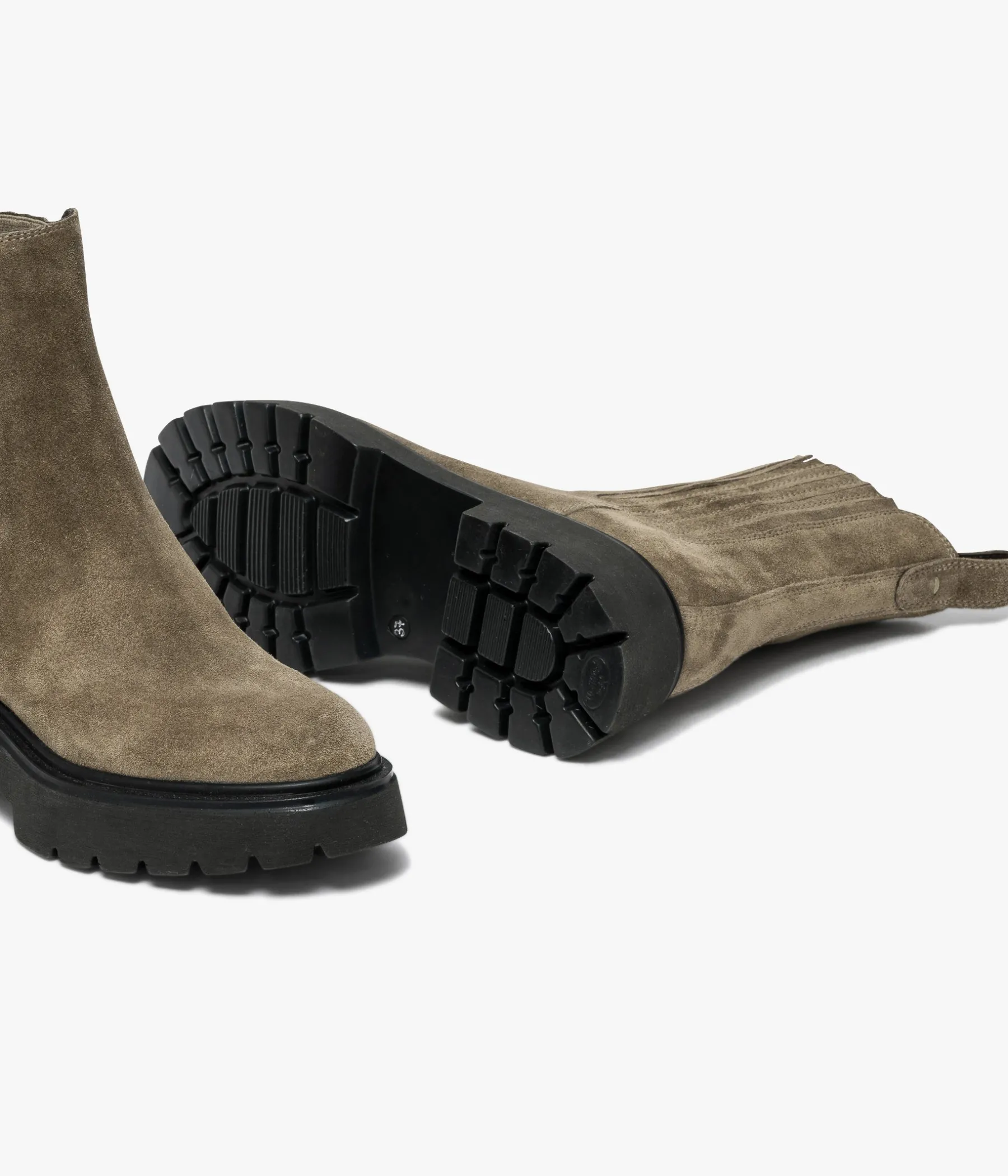 Femme Bocage Boots & Bottines>CHELSEA BOOTS SUZI TAUPE