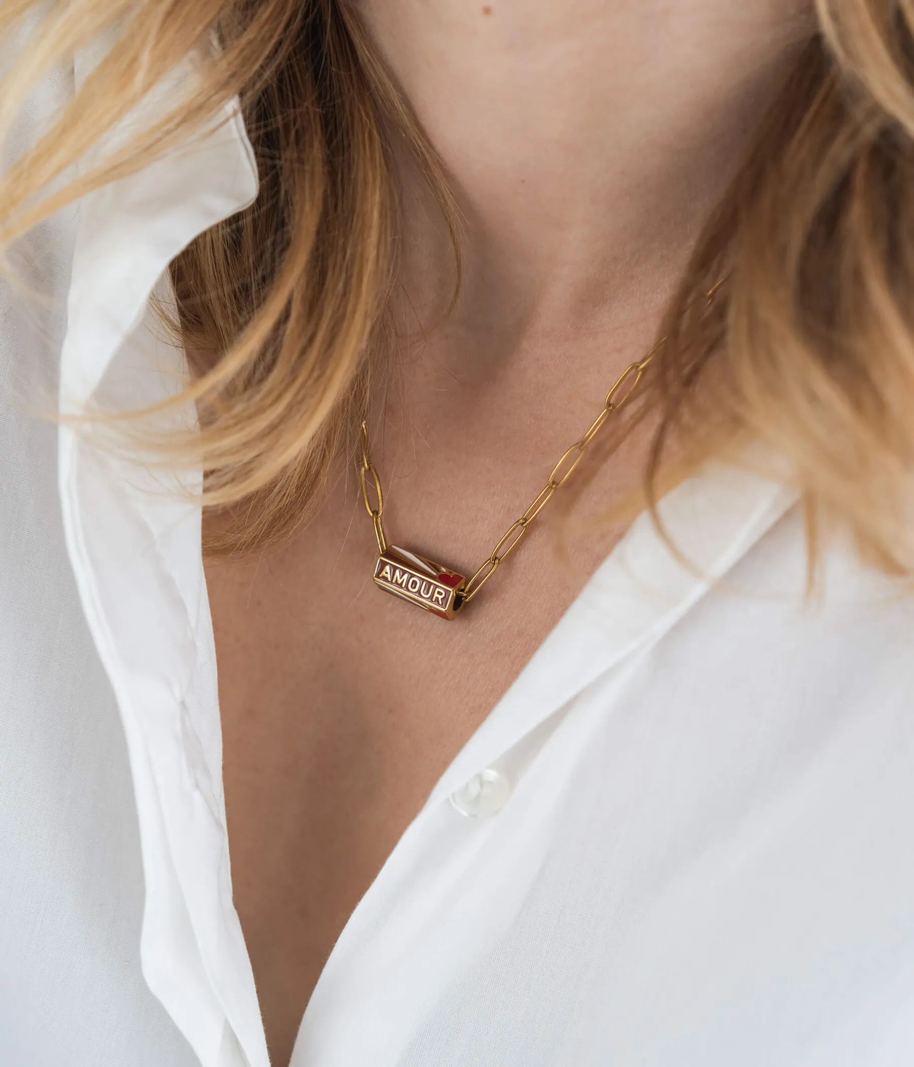 Femme Bocage Bijoux>COLLIER ALOES DÉ