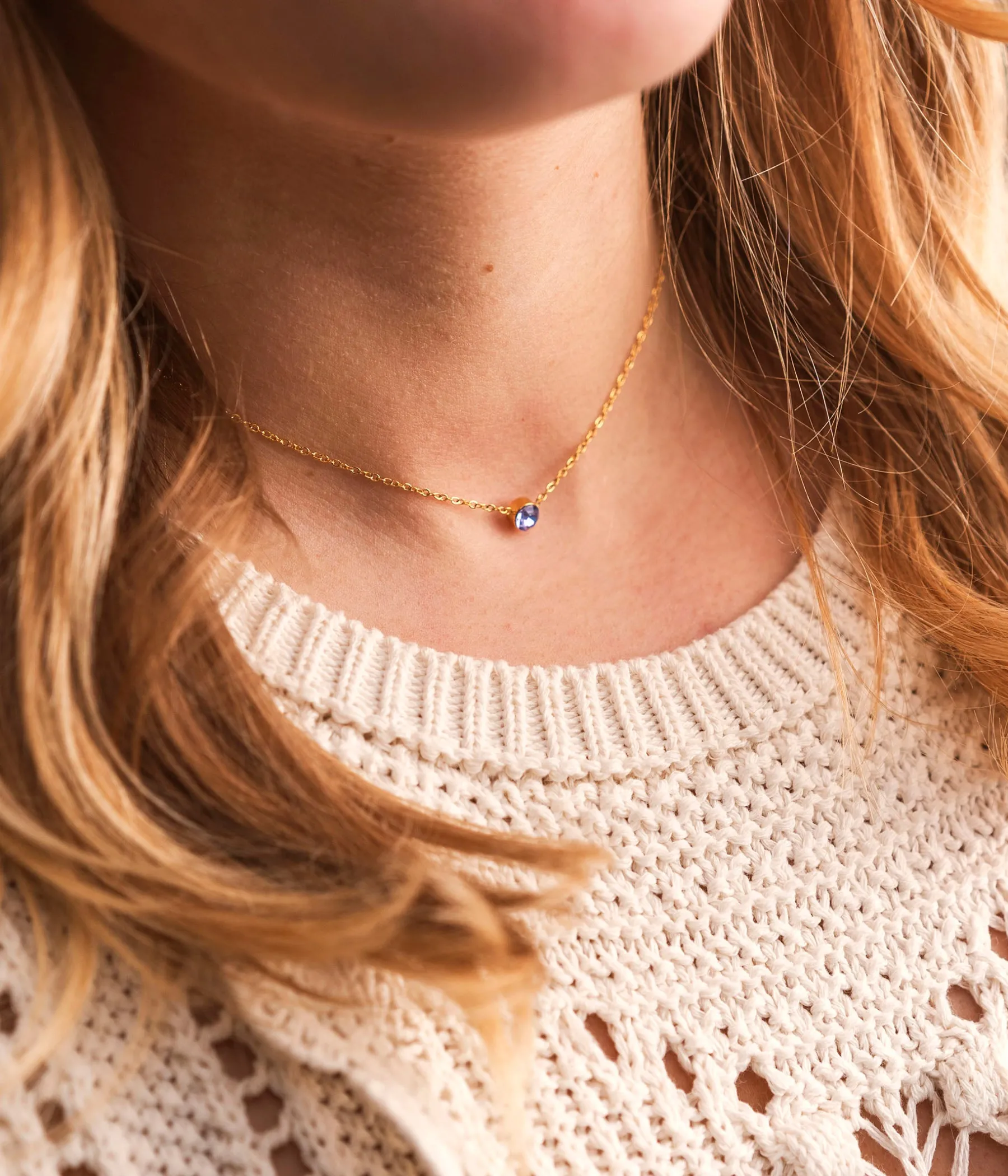 Femme Bocage Bijoux>COLLIER BARBARA VIOLET