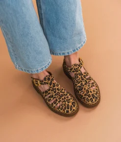 Femme Bocage Sandales|Mocassins>DERBY CLAP LEOPARD