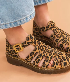 Femme Bocage Sandales|Mocassins>DERBY CLAP LEOPARD