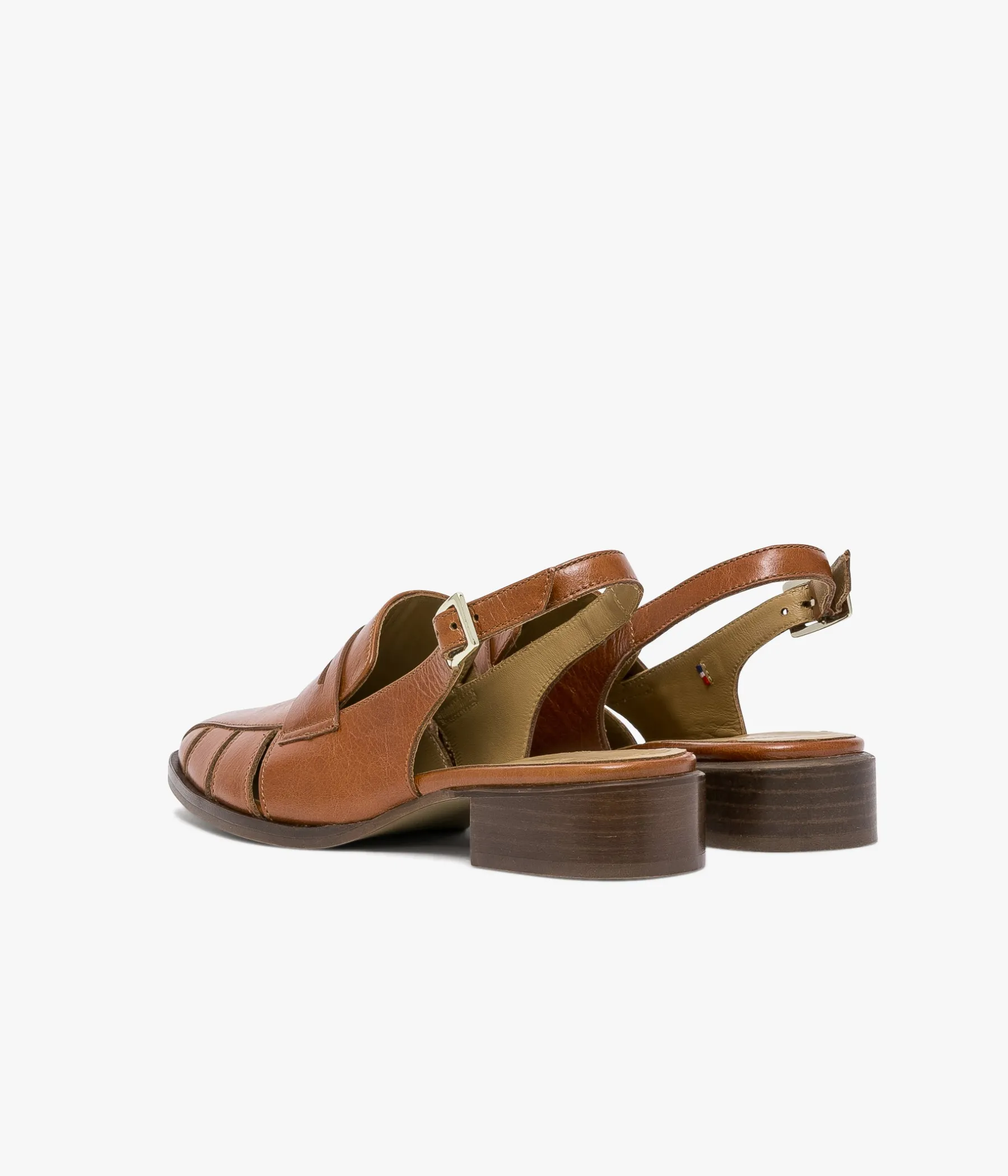 Femme Bocage Mocassins|Derbies>DERBY CLEO COGNAC