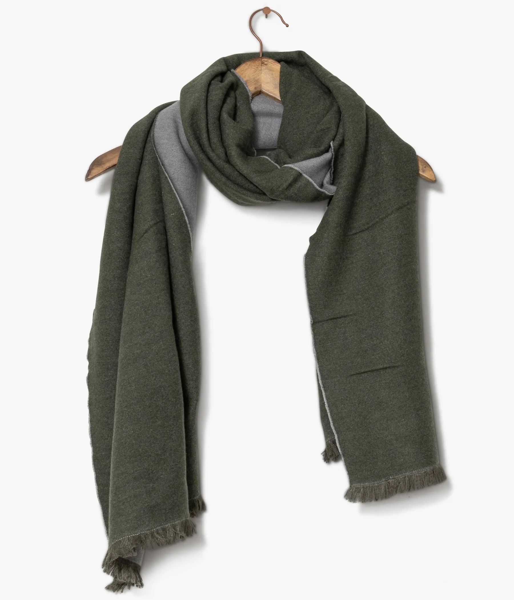 Homme Bocage Foulards>ECHARPE CAMILLE KAKI
