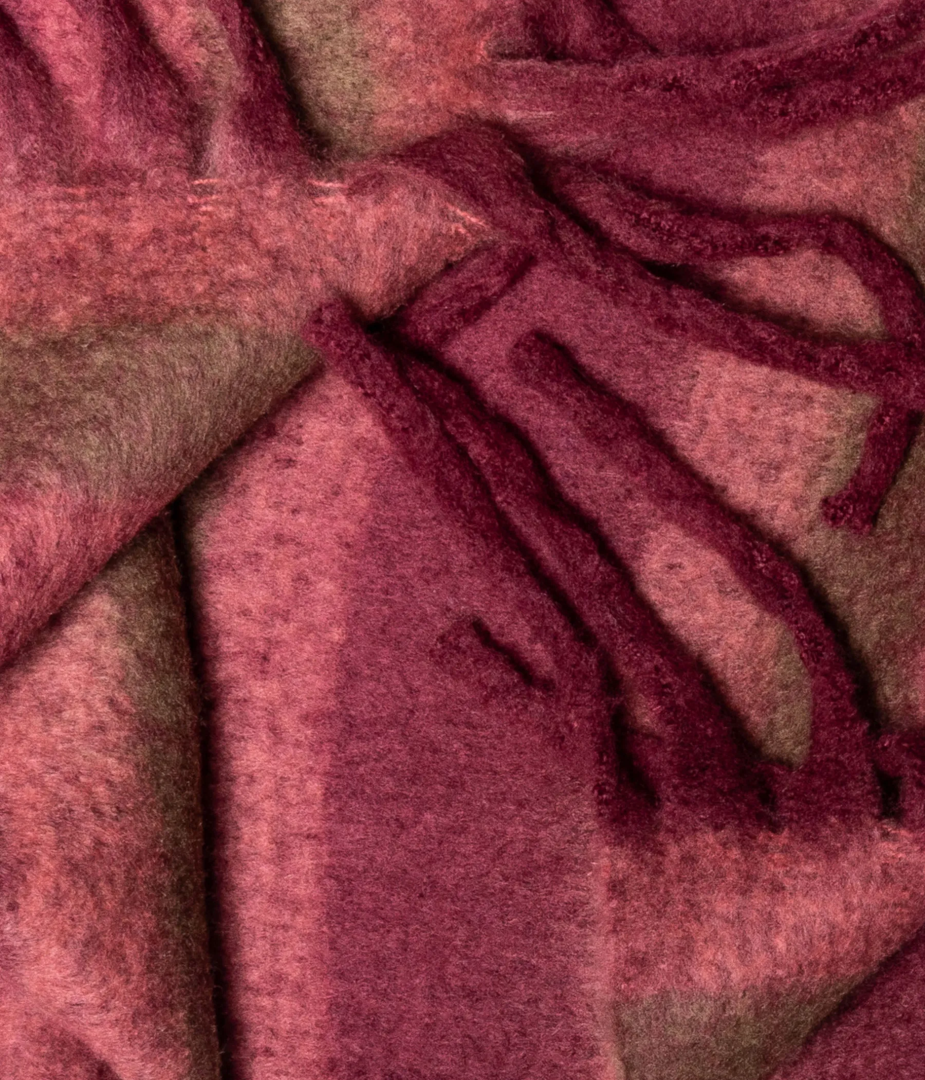 Femme Bocage Foulards & Écharpes>ECHARPE CHERY BORDEAUX