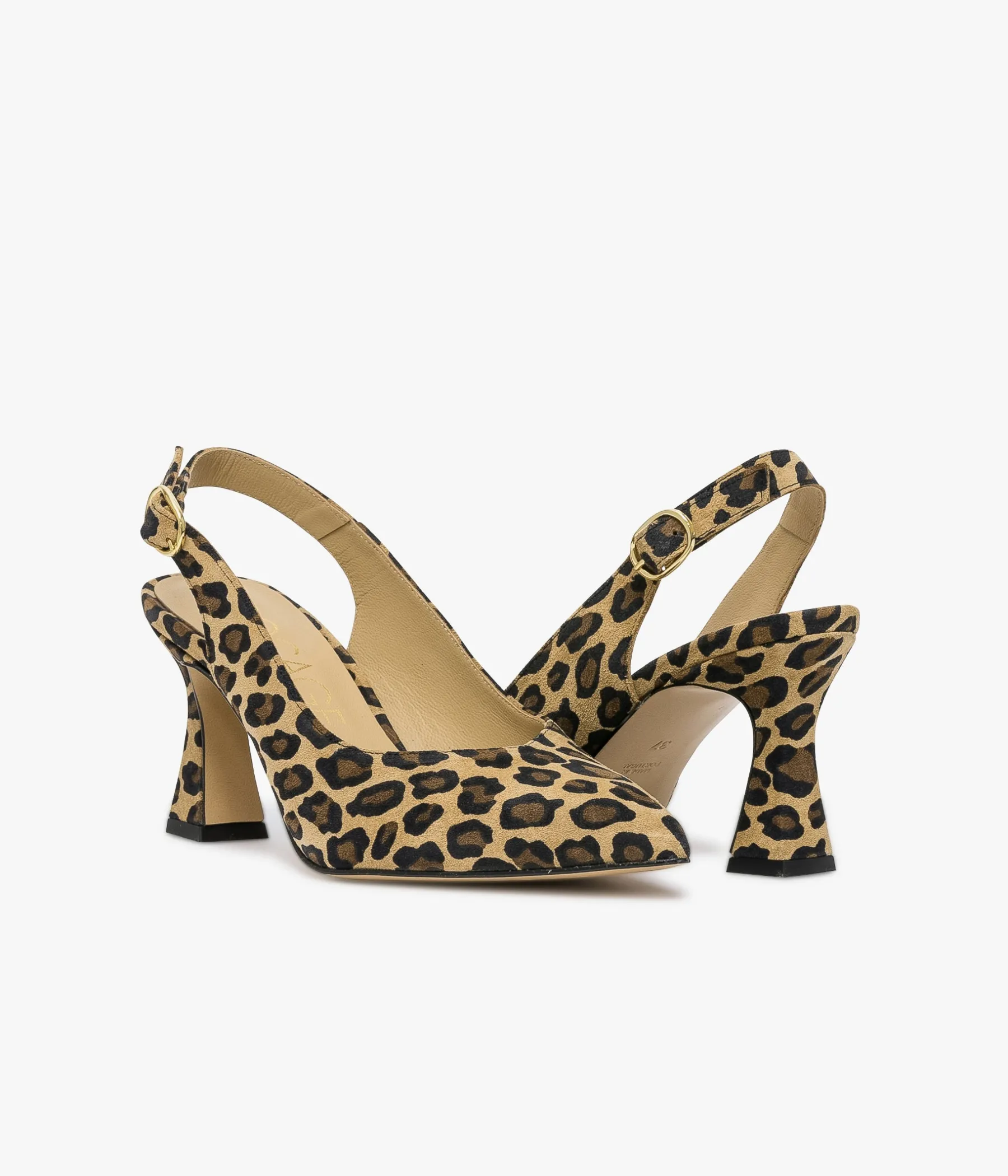 Femme Bocage Slingbacks>ESCARPIN DAFFY LEOPARD