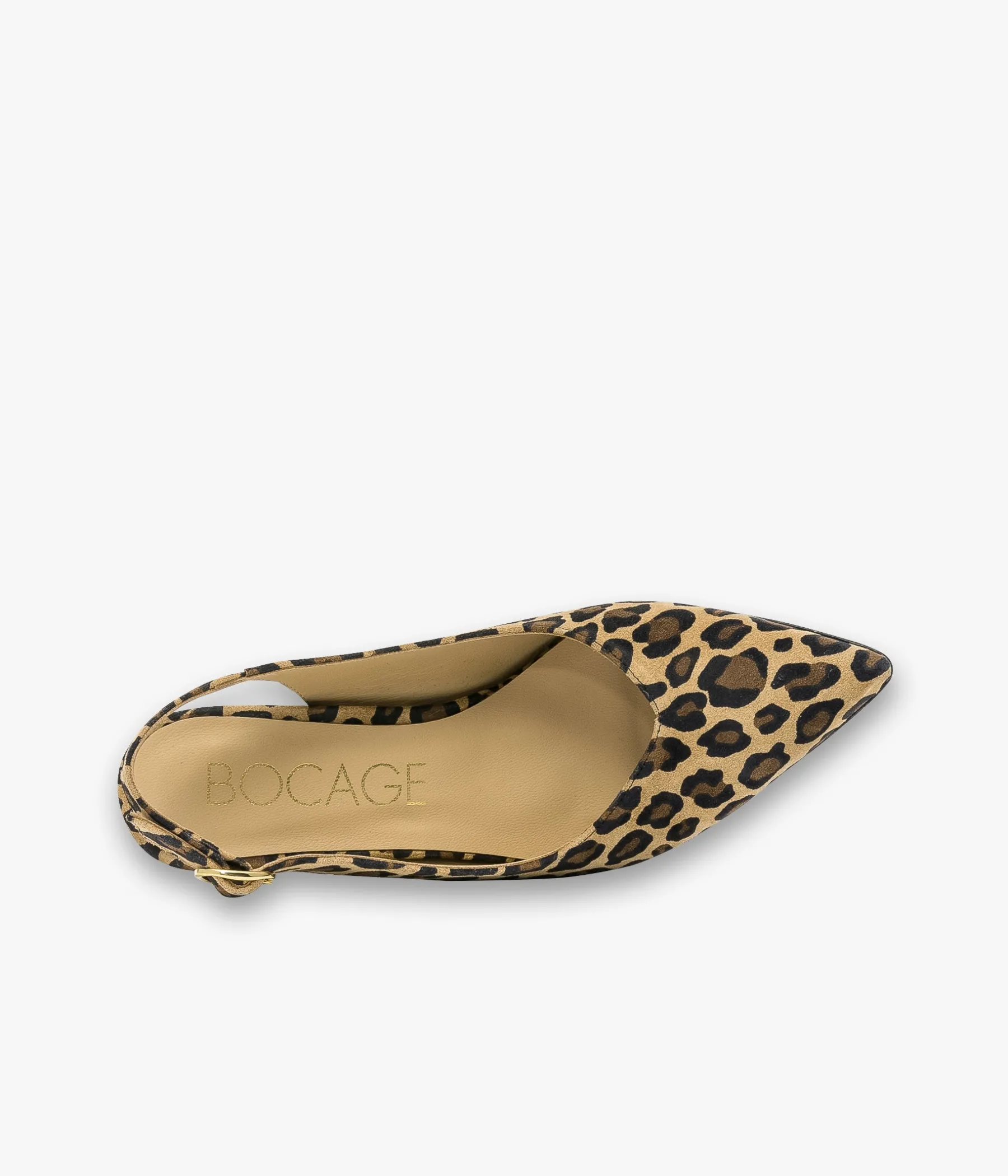 Femme Bocage Slingbacks>ESCARPIN DAFFY LEOPARD