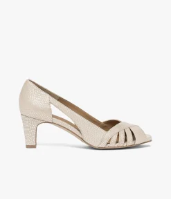 Femme Bocage Escarpins>ESCARPIN DAMON PLATINE