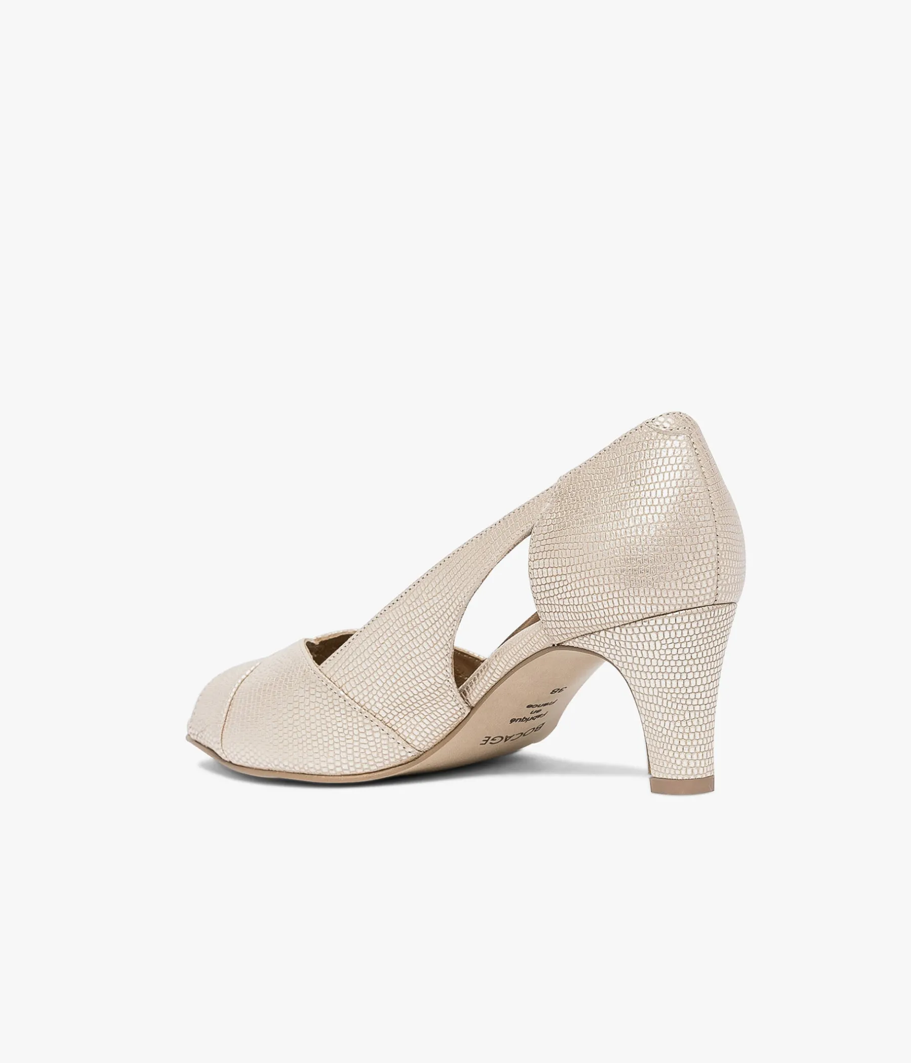 Femme Bocage Escarpins>ESCARPIN DAMON PLATINE