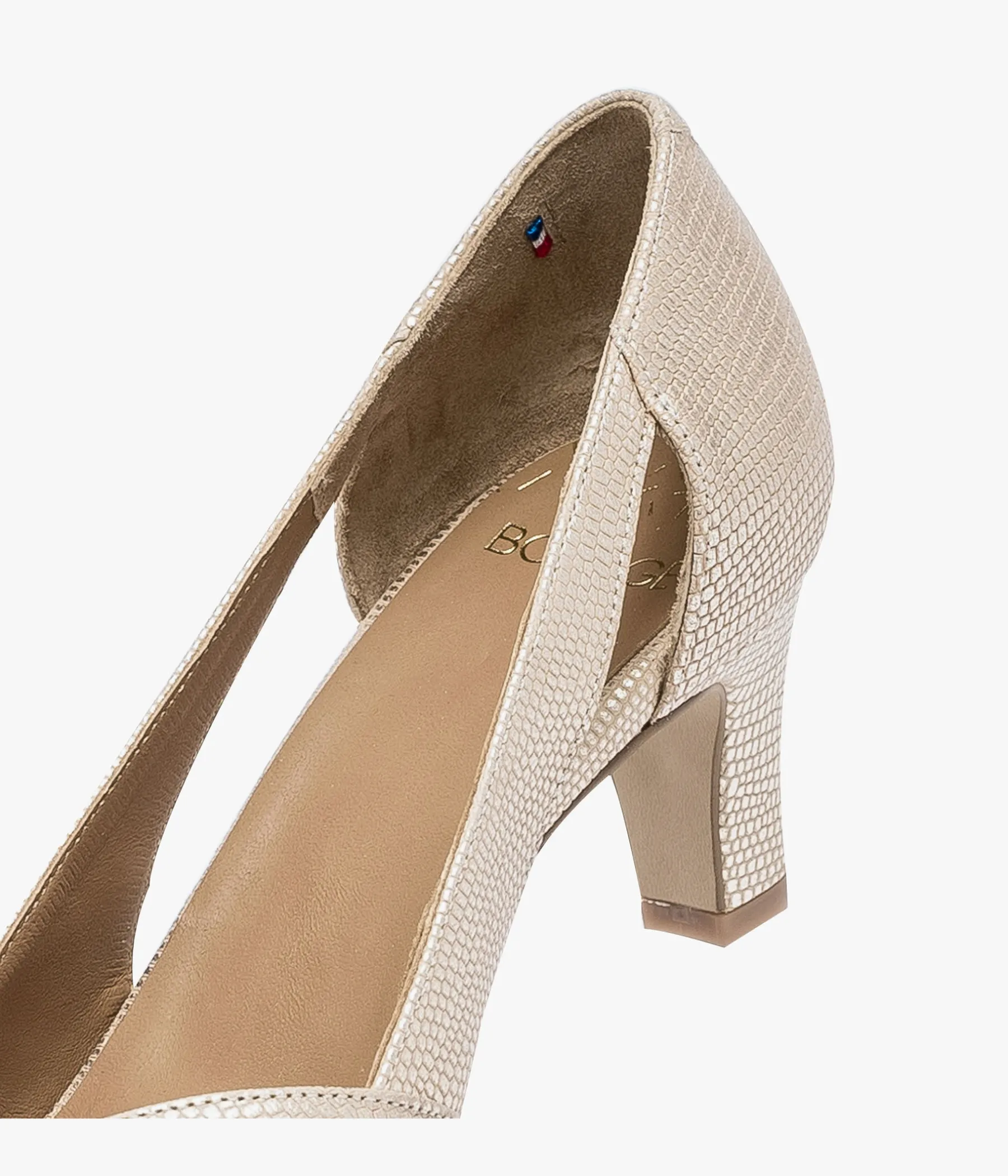 Femme Bocage Escarpins>ESCARPIN DAMON PLATINE