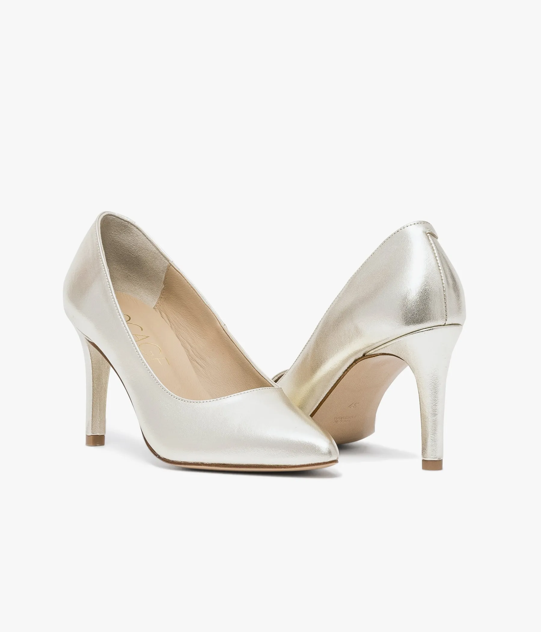 Femme Bocage Escarpins>ESCARPIN ILDA PLATINE