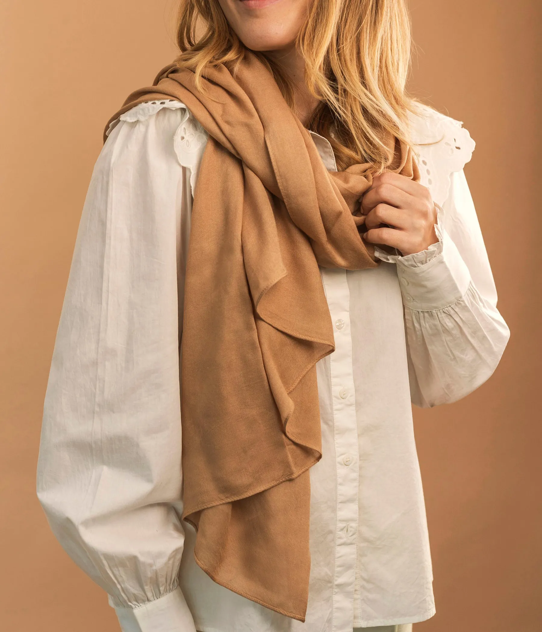 Femme Bocage Foulards & Écharpes>FOULARD CHARMANT CAMEL
