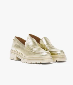 Femme Bocage Mocassins>MOCASSIN ALINARO PLATINE