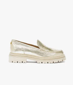 Femme Bocage Mocassins>MOCASSIN ALINARO PLATINE